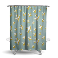 Thumbnail for Mixed Size Airplanes Designed Shower Curtains