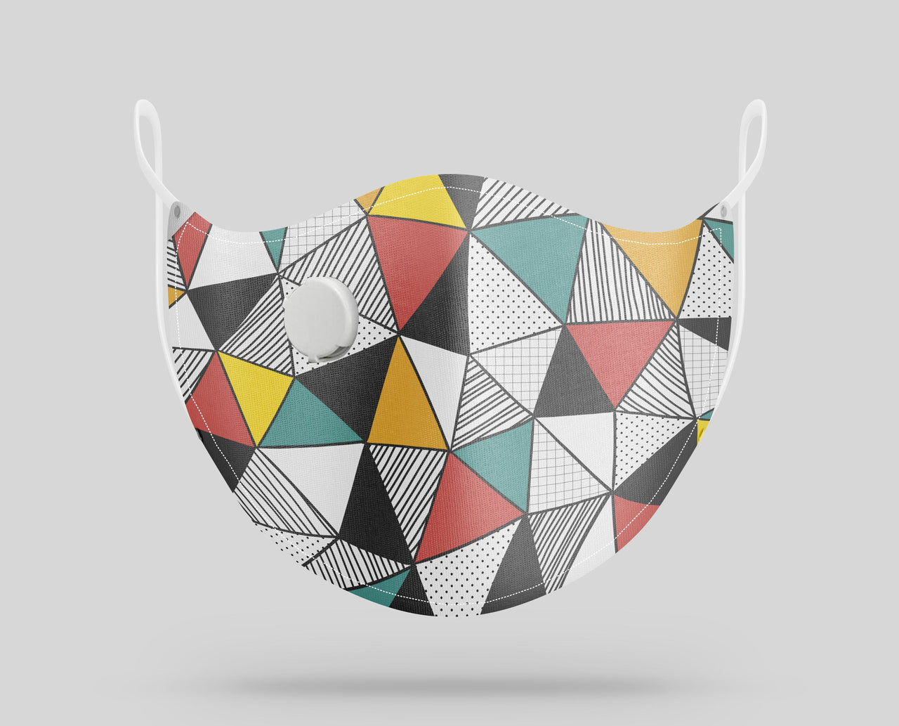 Mixed Triangles Designed Face Masks