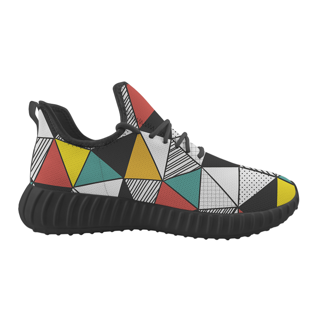 Mixed Triangles Designed Sport Sneakers & Shoes (WOMEN)