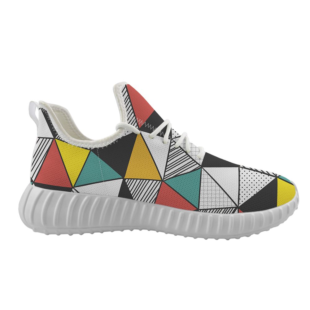 Mixed Triangles Designed Sport Sneakers & Shoes (WOMEN)