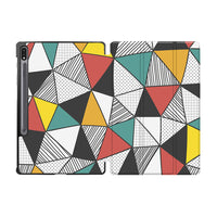 Thumbnail for Mixed Triangles Designed Samsung Tablet Cases