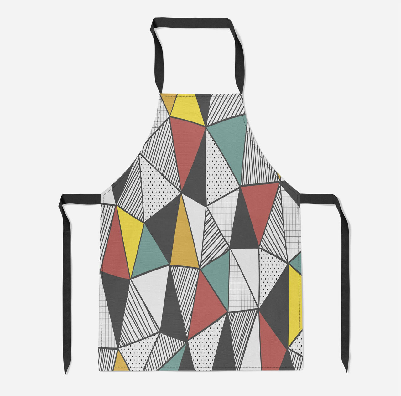Mixed Triangles Designed Kitchen Aprons