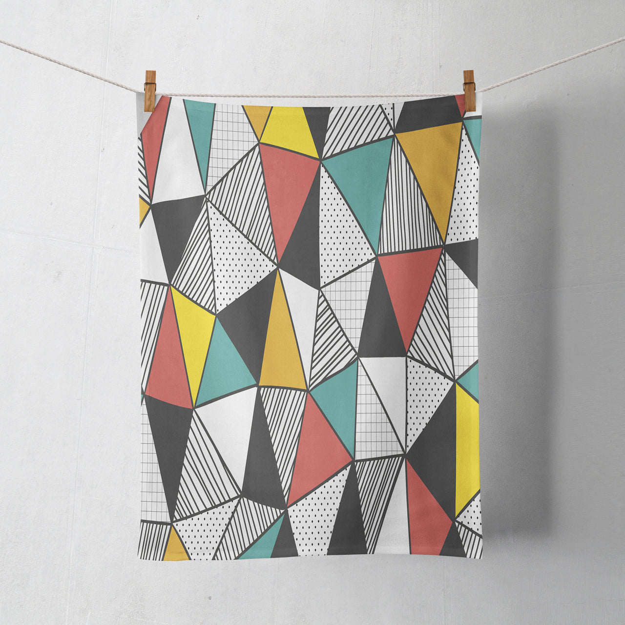 Mixed Triangles Designed Towels