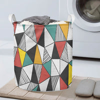 Thumbnail for Mixed Triangles Designed Laundry Baskets