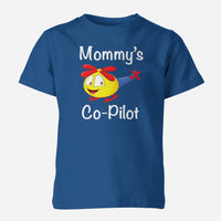 Thumbnail for Mommy's Co-Pilot (Helicopter) Designed Children T-Shirts
