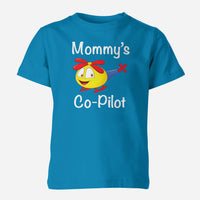 Thumbnail for Mommy's Co-Pilot (Helicopter) Designed Children T-Shirts