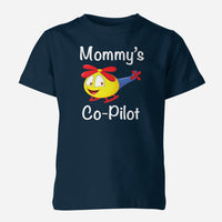 Thumbnail for Mommy's Co-Pilot (Helicopter) Designed Children T-Shirts