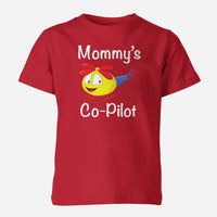 Thumbnail for Mommy's Co-Pilot (Helicopter) Designed Children T-Shirts