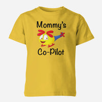 Thumbnail for Mommy's Co-Pilot (Helicopter) Designed Children T-Shirts