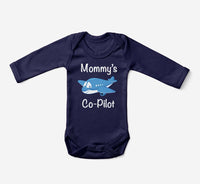 Thumbnail for Mommy's Co-Pilot (Jet Airplane) Designed Baby Bodysuits