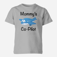 Thumbnail for Mommy's Co-Pilot (Jet Airplane) Designed Children T-Shirts