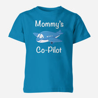 Thumbnail for Mommy's Co-Pilot (Jet Airplane) Designed Children T-Shirts