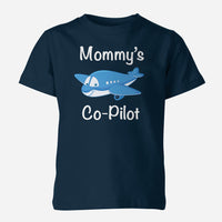 Thumbnail for Mommy's Co-Pilot (Jet Airplane) Designed Children T-Shirts