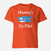 Thumbnail for Mommy's Co-Pilot (Jet Airplane) Designed Children T-Shirts