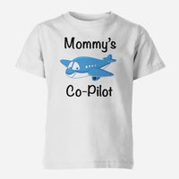 Thumbnail for Mommy's Co-Pilot (Jet Airplane) Designed Children T-Shirts