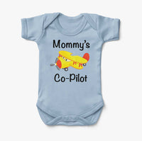 Thumbnail for Mommy's Co-Pilot (Propeller2) Designed Baby Bodysuits