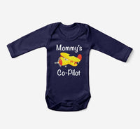 Thumbnail for Mommy's Co-Pilot (Propeller2) Designed Baby Bodysuits