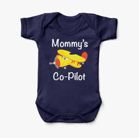 Thumbnail for Mommy's Co-Pilot (Propeller2) Designed Baby Bodysuits