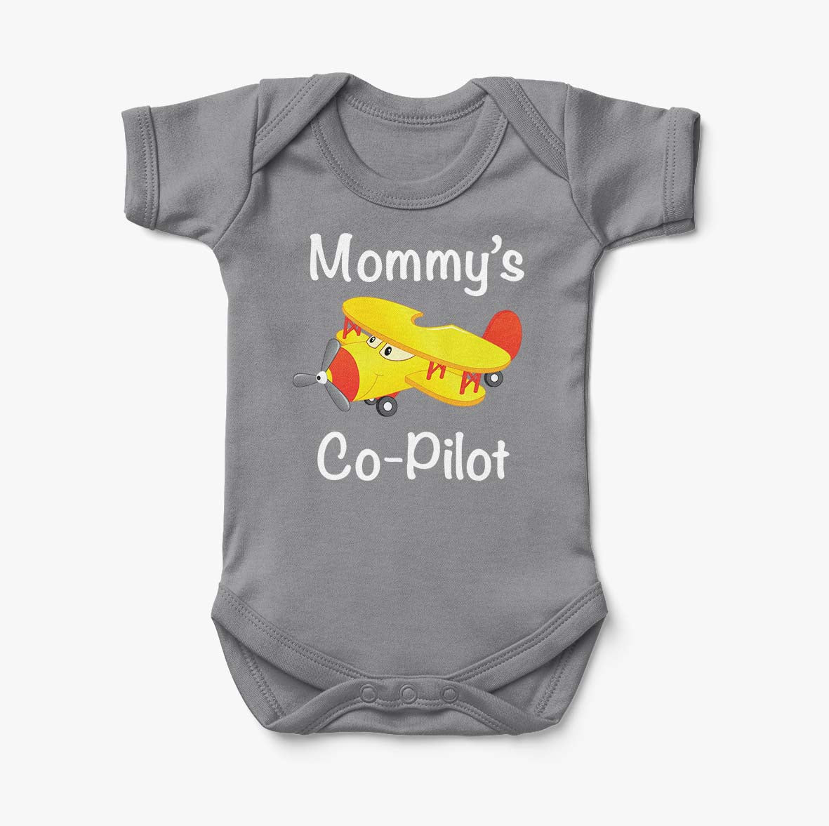 Mommy's Co-Pilot (Propeller2) Designed Baby Bodysuits