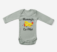 Thumbnail for Mommy's Co-Pilot (Propeller2) Designed Baby Bodysuits