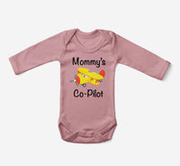 Thumbnail for Mommy's Co-Pilot (Propeller2) Designed Baby Bodysuits