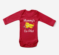 Thumbnail for Mommy's Co-Pilot (Propeller2) Designed Baby Bodysuits
