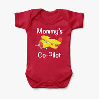 Thumbnail for Mommy's Co-Pilot (Propeller2) Designed Baby Bodysuits