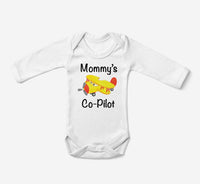Thumbnail for Mommy's Co-Pilot (Propeller2) Designed Baby Bodysuits