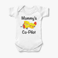Thumbnail for Mommy's Co-Pilot (Propeller2) Designed Baby Bodysuits