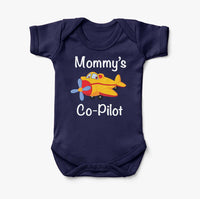 Thumbnail for Mommy's Co-Pilot (Propeller) Designed Baby Bodysuits