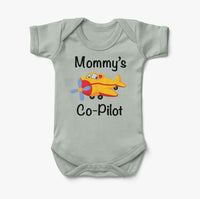 Thumbnail for Mommy's Co-Pilot (Propeller) Designed Baby Bodysuits
