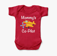 Thumbnail for Mommy's Co-Pilot (Propeller) Designed Baby Bodysuits