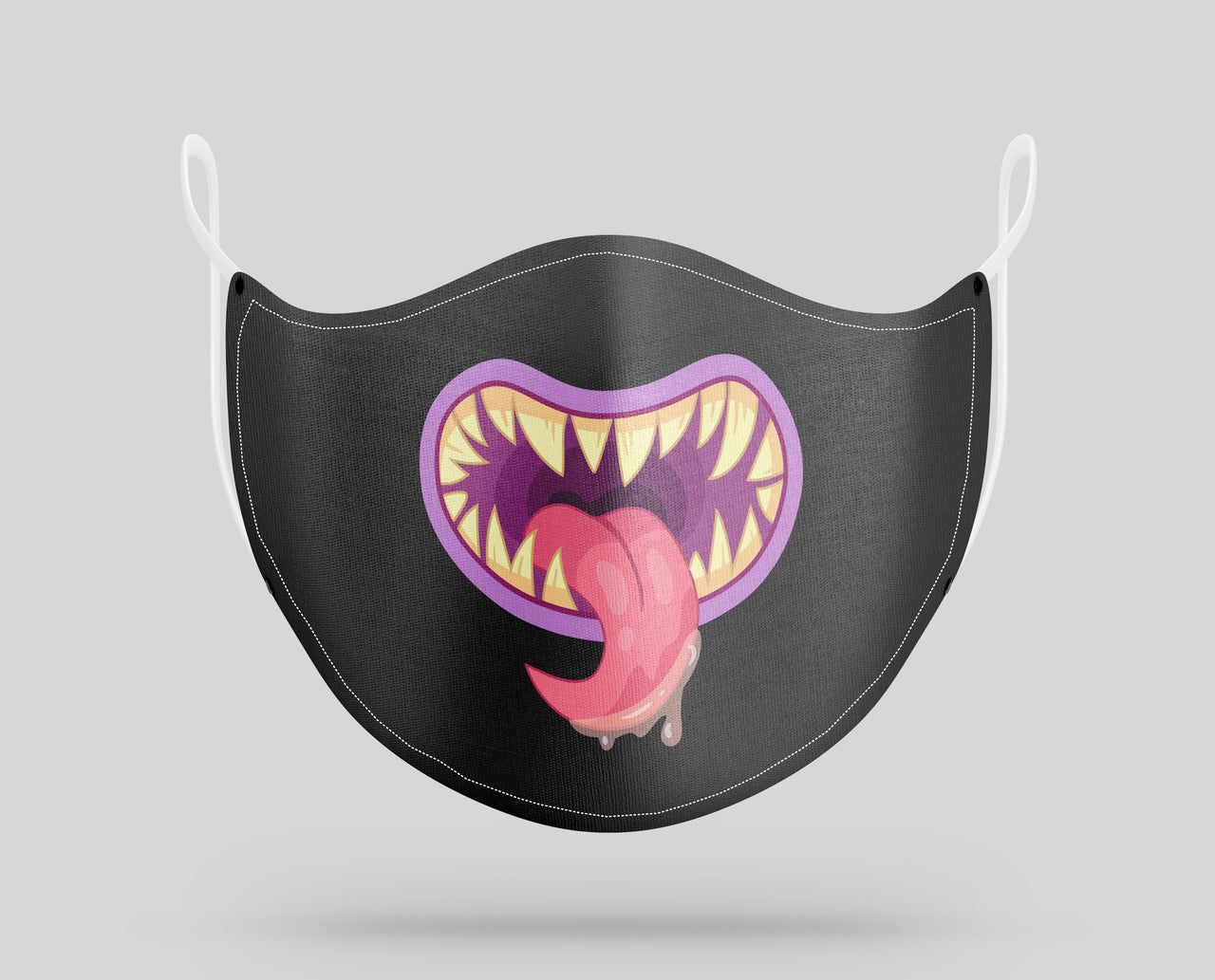 Monster Mouth "6" Designed Face Masks