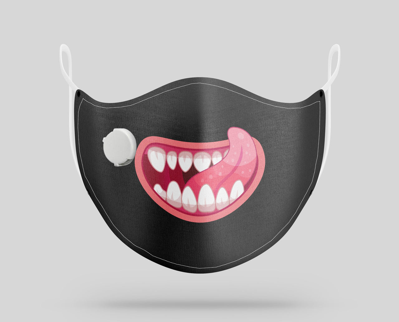 Monster Mouth "8" Designed Face Masks