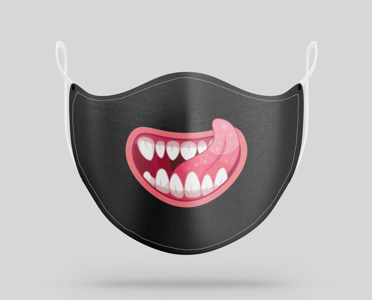 Monster Mouth "8" Designed Face Masks