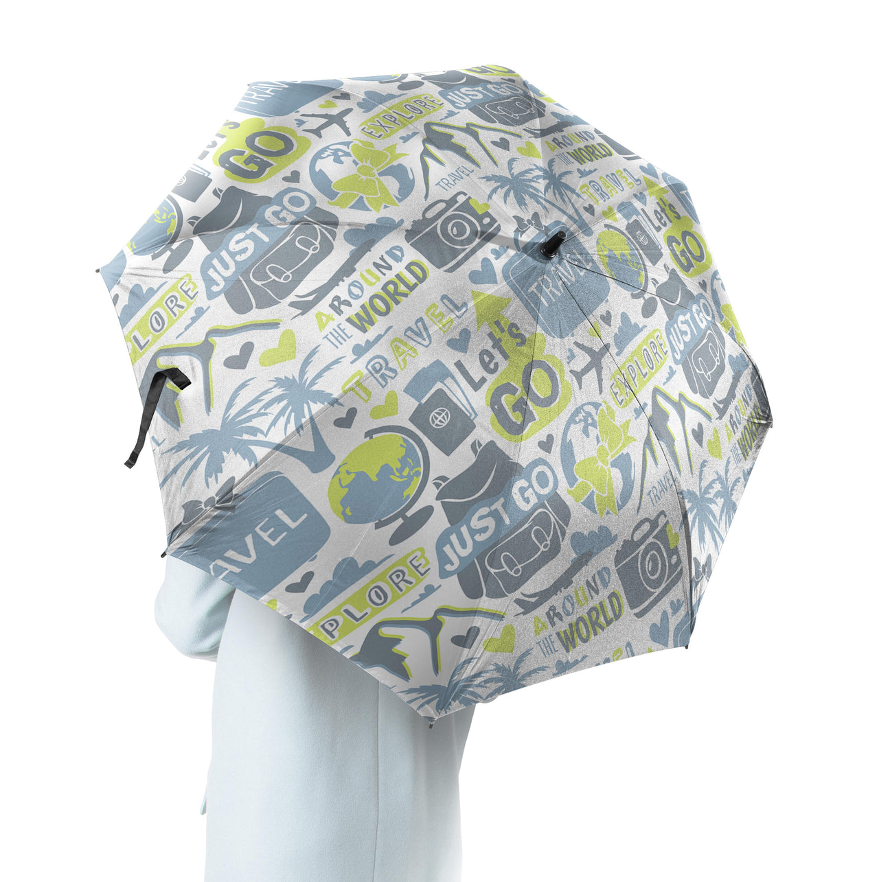 Motivational Travel Badges Designed Umbrella