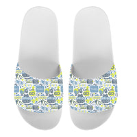 Thumbnail for Motivational Travel Badges Designed Sport Slippers