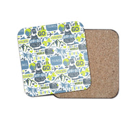 Thumbnail for Motivational Travel Badges Designed Coasters