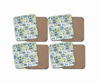 Thumbnail for Motivational Travel Badges Designed Coasters