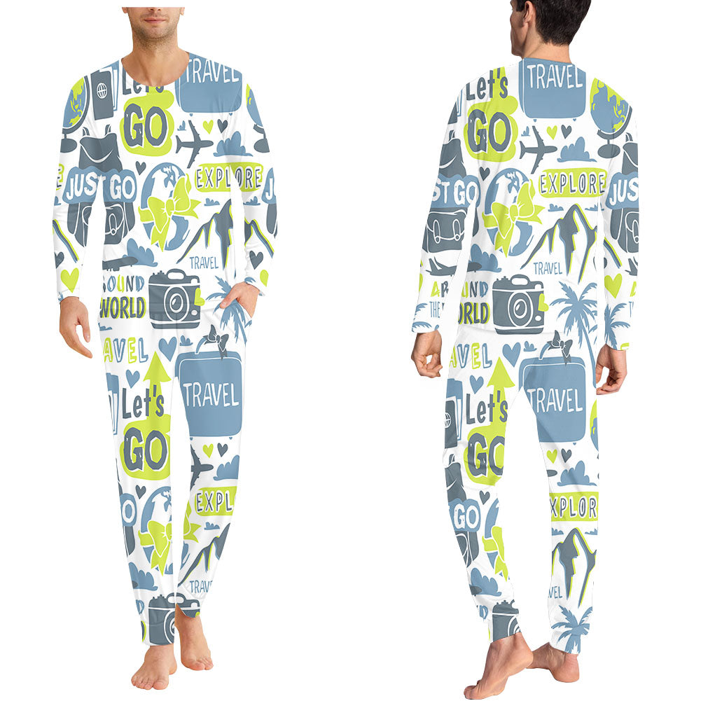 Motivational Travel Badges Designed Pijamas