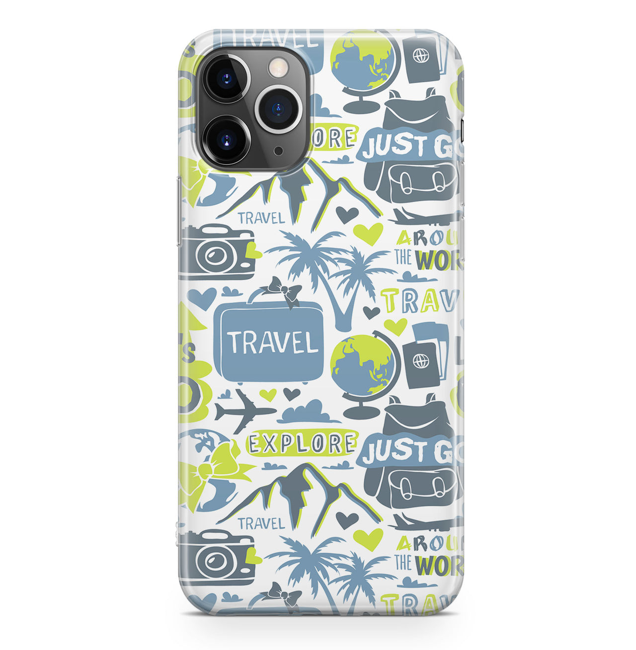 Motivational Travel Badges Designed iPhone Cases
