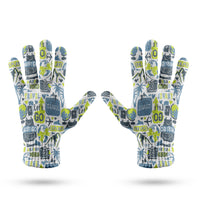 Thumbnail for Motivational Travel Badges Designed Gloves