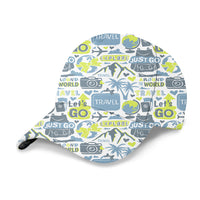 Thumbnail for Motivational Travel Badges Designed 3D Peaked Cap