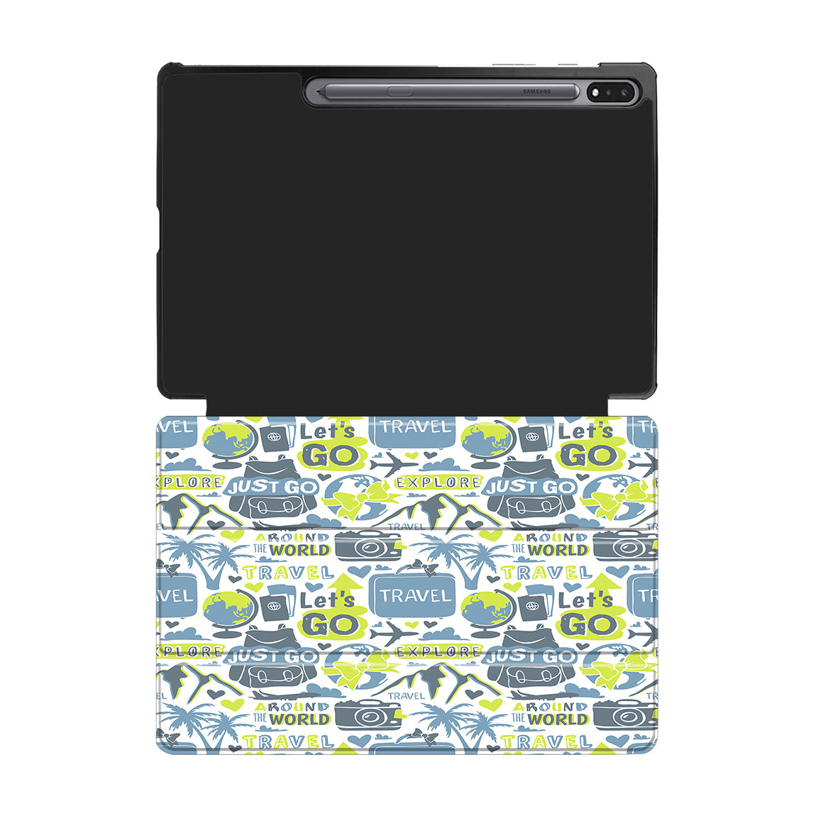 Motivational Travel Badges Designed Samsung Tablet Cases