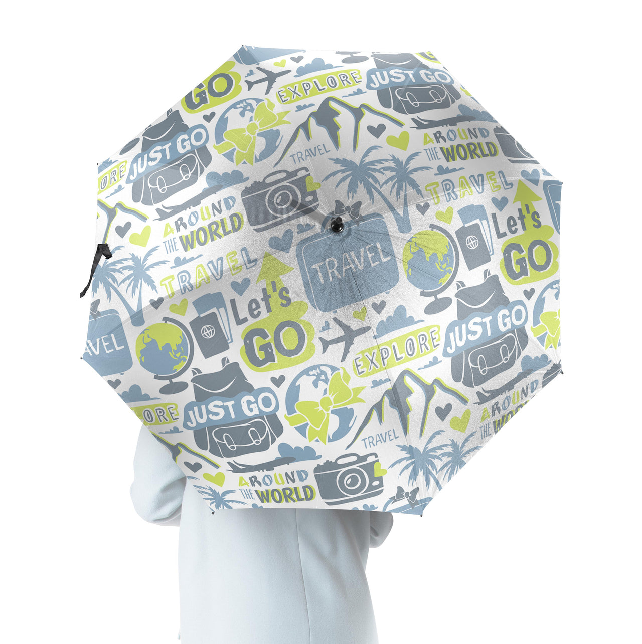 Motivational Travel Badges Designed Umbrella