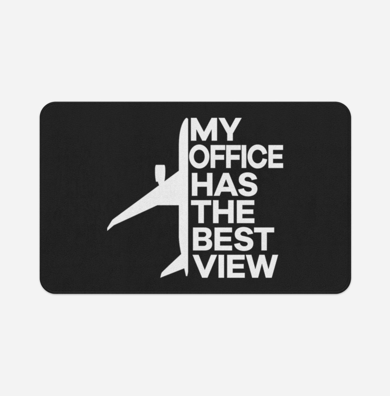 My Office Has The Best View Designed Bath Mats