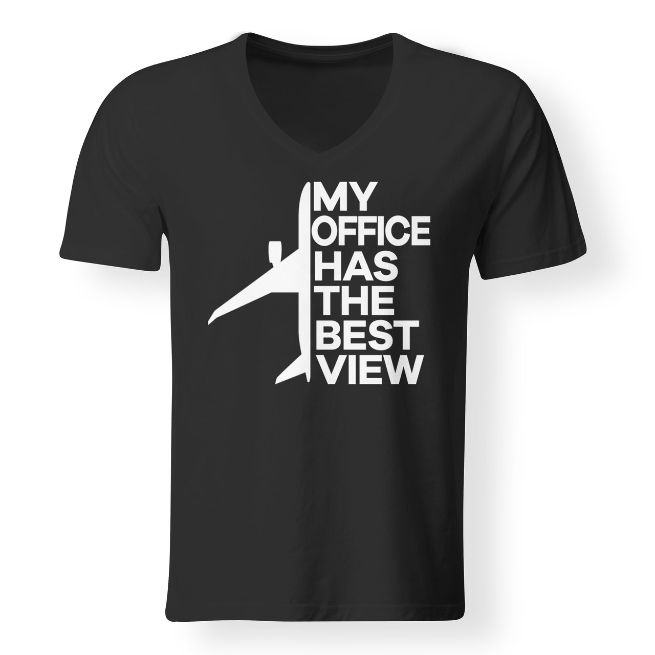 My Office Has The Best View Designed V-Neck T-Shirts