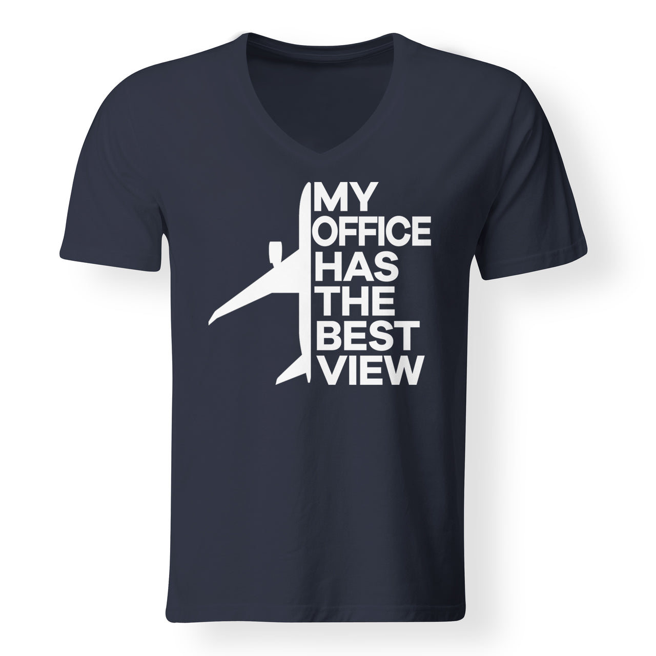 My Office Has The Best View Designed V-Neck T-Shirts