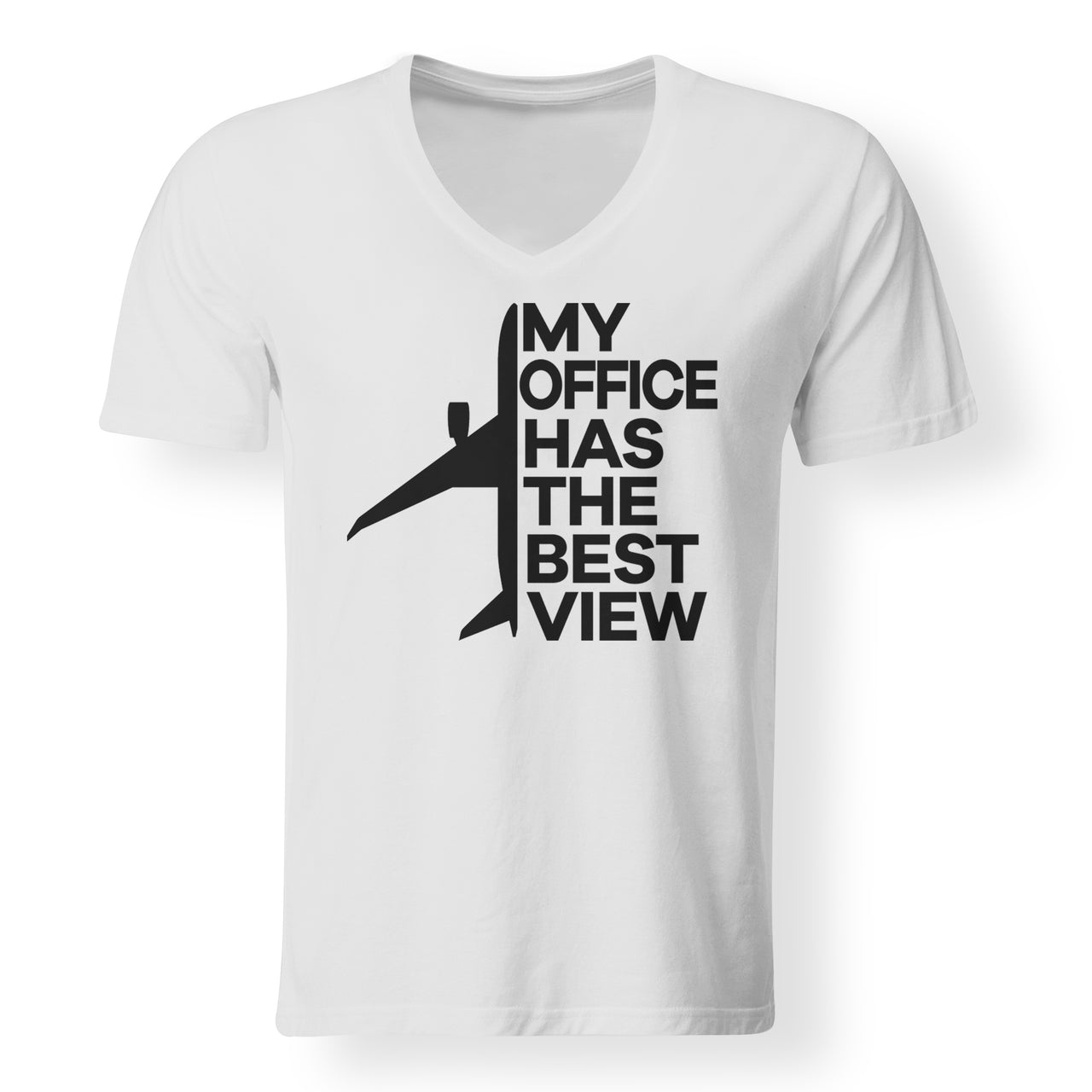 My Office Has The Best View Designed V-Neck T-Shirts