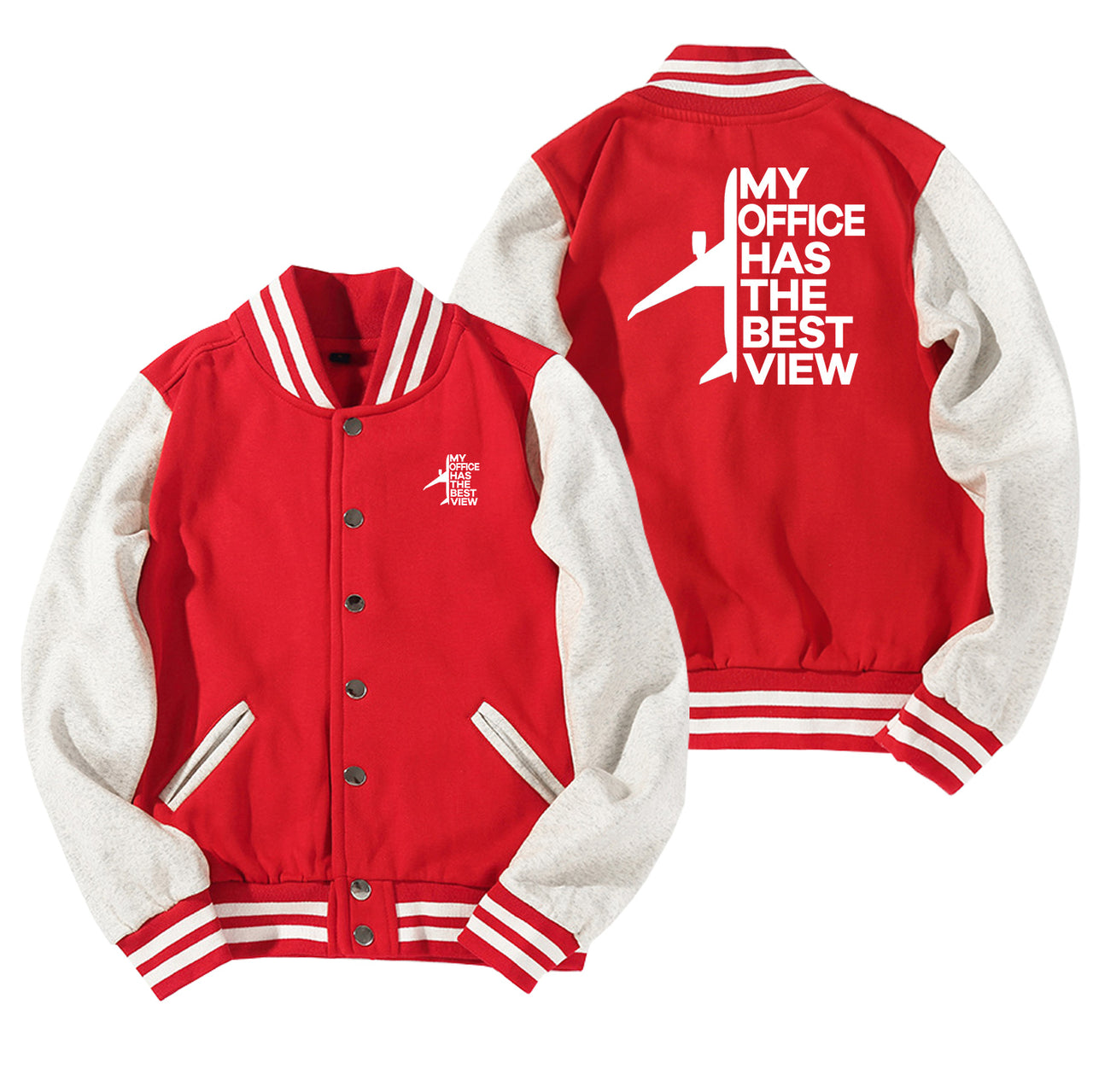 My Office Has The Best View Designed Baseball Style Jackets